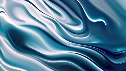 Poster - Slow motion abstract background. Blue and white motion backgrounds. Calm colors. Abstract video can use in vertical position. Live wallpaper best for yours video opener, presentation