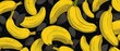 background with bananas and yellow fruits