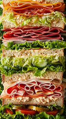 Wall Mural - sandwich texture