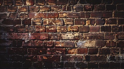 Brick wall of a massive old building in Berlin : Generative AI