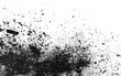 Grungy Black Noise Texture Overlay , Black grunge noise texture overlay isolated on Transparent background.