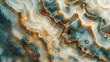 Abstract Artistic Marbling Design with Golden Accents