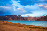 Fototapeta Boho - Pangong Tso Lake in Ladakh, India