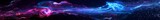 Fototapeta Perspektywa 3d - Cosmic energy. Bright neon background.