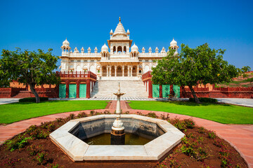 Canvas Print - Jaswant Thada mausoleum in Jodhpur, India