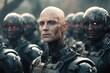An army of cloned people. War and cloned soldiers. Replacing people with robots.