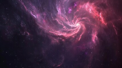 Wall Mural - cosmic nebula with swirling multicolored stardust abstract galaxy background illustration
