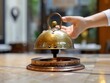 Restaurant bell with hand