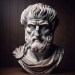 © Fabian - Aristotle bust sculpture, the Greek philosopher. Illustration of the sculpture of Aristotle. The Greek philosopher. Aristotle is a central figure in the history of Ancient Greek philosophy.