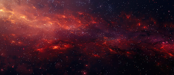 Wall Mural - vivid cosmic clouds and stars in space