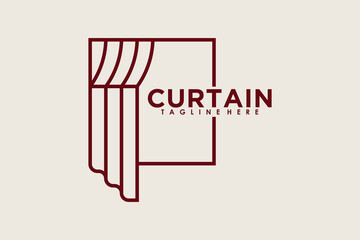 curtain element design for building decoration