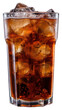 PNG  Glass of soft drink cocktail soda refreshment. 