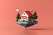 © Sandu - Levitating model of a house, new home concept