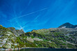 Pyrenees summer mountain landscape with lake, Estaube valley, French Pyrenees
