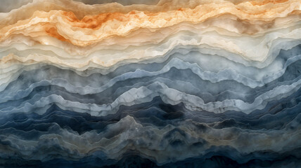 Wall Mural - Layered rock strata colourful background gradient texture