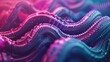 A close up of a colorful abstract background with some purple and blue lines, AI