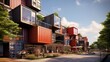 © Xfinity Stock - A photo of Container Residences Blending Seamless