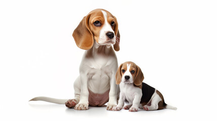 Wall Mural - Two Beagle Puppies