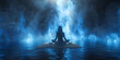 Meditative Journey: Exploring the Depths of the Mind - Blue Hues, Psychic Waves, Third Eye