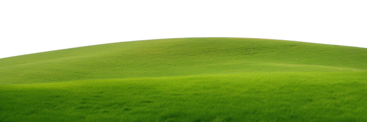 Wall Mural - PNG Green hill green sky grassland. 