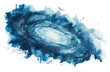 PNG  Galaxy astronomy painting nature.