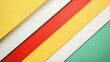 Minimalistic telecommunication art for business card background in white, red, yellow, and green hues