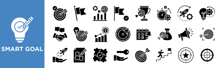 Sticker - Smart Goal Icon Set	
