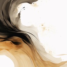 Abstract Background In Chinese Ink Style , Black Brown Colors