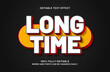 © AlzamAmani - long time editable text effect