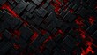 black and red abstract red and black pattern, meticulous military scenes, dark gray and dark black