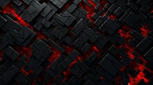 Black And Red Abstract Red And Black Pattern, Meticulous Military Scenes, Dark Gray And Dark Black