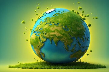 green planet earth