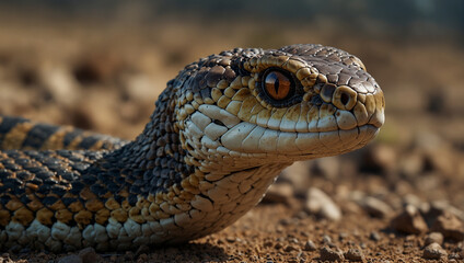 Poster - viper snake in the jungle 