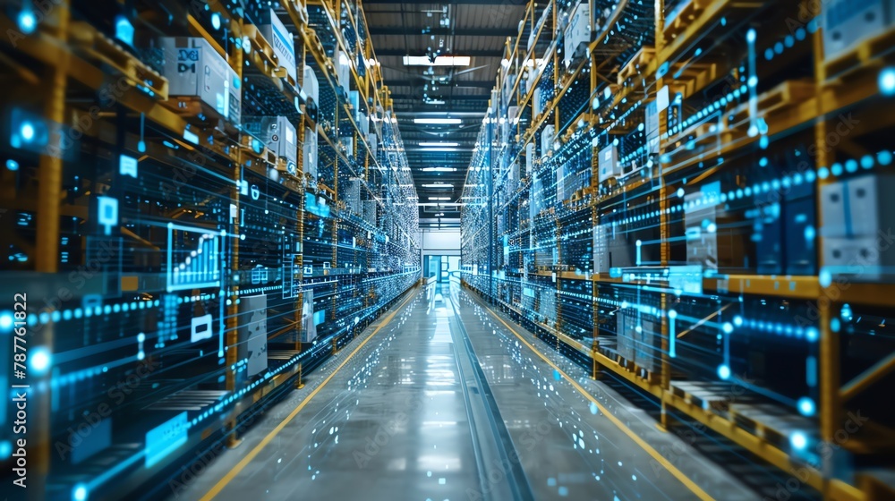 Big data and supply chain optimization presented in a logistics hub ...