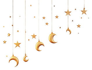PNG  Ramadan Kareem holiday astronomy crescent hanging.