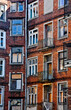 
old building, red brick, to be demolished and renovated. interesting architecture, Warsaw, Prague