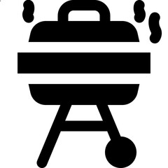 Wall Mural - grill icon