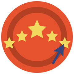 Sticker - rating-star-rate-favorite-feedback