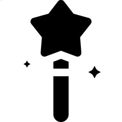 Poster - magic wand icon