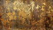Gold Artifact Texture on Museum Gallery Background AI Image