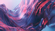 © Irina - fluid, wave-like structures in shades of pink and blue