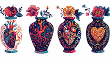 Mexican Sacred Hearts Anatomical Hearts In Jars Heart