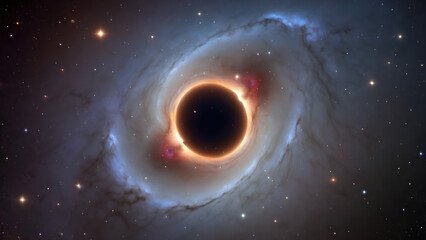 black hole and cosmic waves into deep space