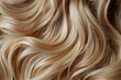 Blonde hair background close up