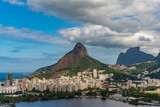 Fototapeta Las - Dazzling Rio de Janeiro Skyline Contrast with Rocinha Favela