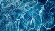 Top view Sea surface. blue water texture background, blue sea water texture.