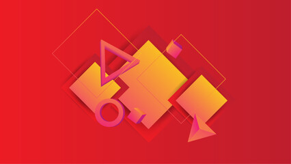 Wall Mural - 3d abstract background