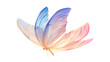 Fairy wing petals isolated on a transparent background
