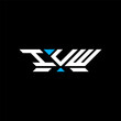 IUW letter logo vector design, IUW simple and modern logo. IUW luxurious alphabet design