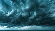 Thunderstorm: A photo of dark, ominous storm clouds gathering in the sky